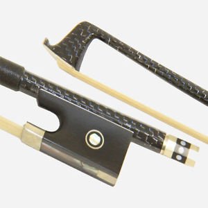 Silver Wire inlay Carbon Fiber Violin Bow